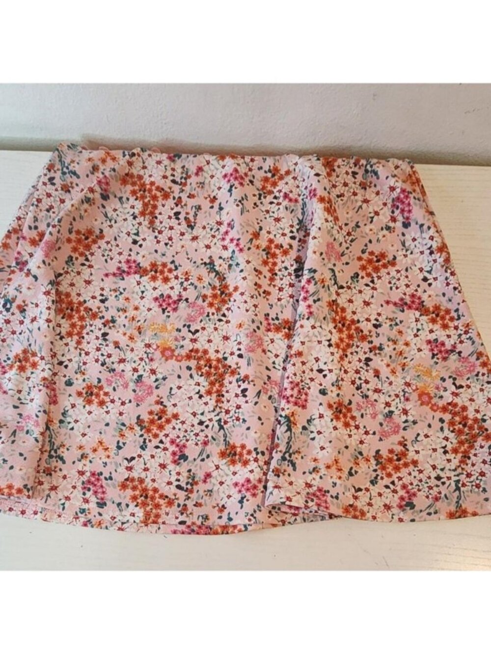 Floral Pink Spaghetti Straps